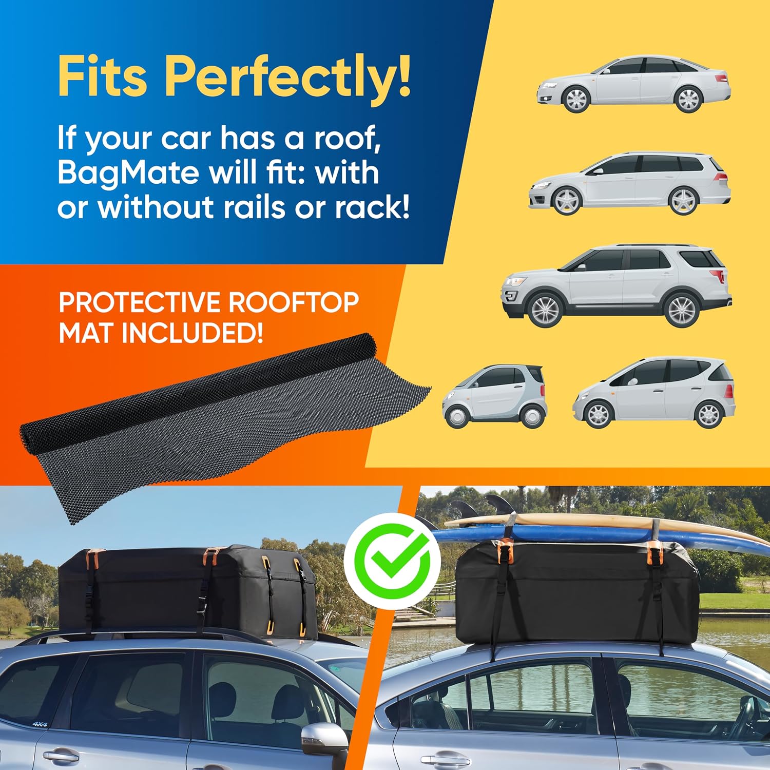 Bagmate 19 Cu Ft Roof Cargo Carrier: image 7