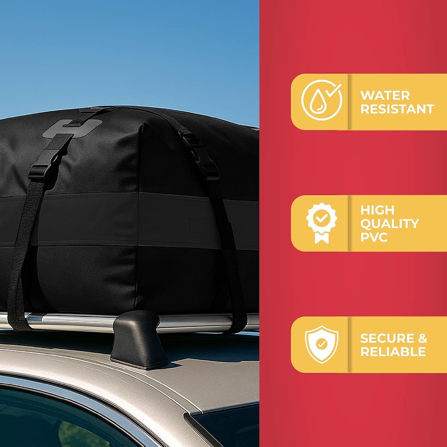 GADLANE 15 Cu Ft Roof Bag (Black): image 4