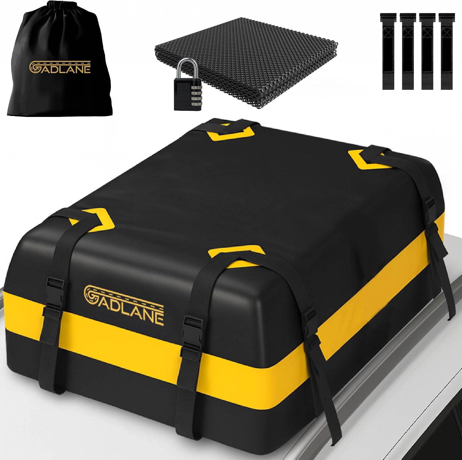 GADLANE 15 Cu Ft Roof Bag (Black): image 9