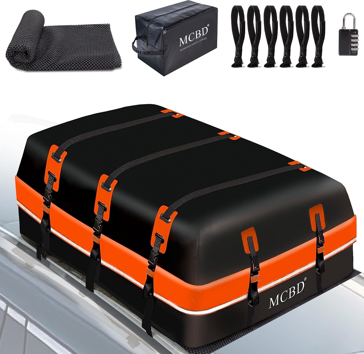 MCBD 21 Cu Ft Roof Bag (Gray): image 5