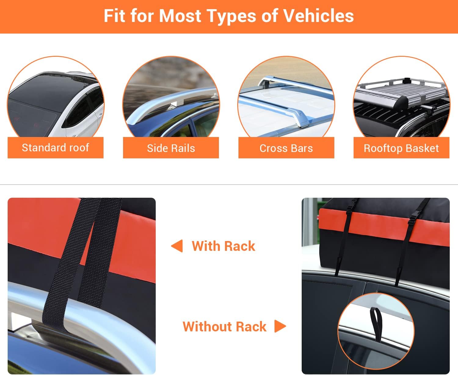 Ohuhu 21 Cu Ft Roof Bag (595L): image 4