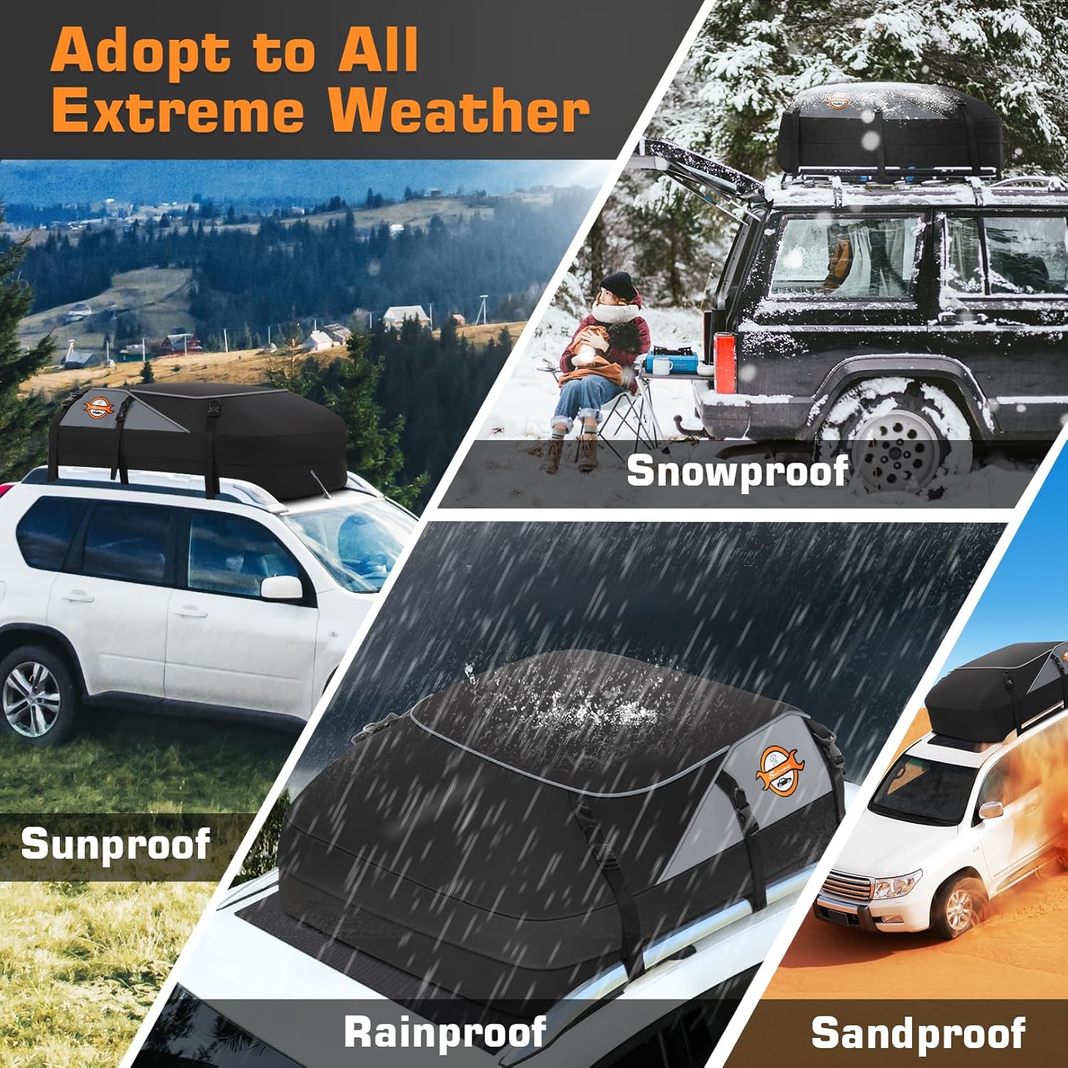 Sailnovo 559L Waterproof Roof Bag: image 9
