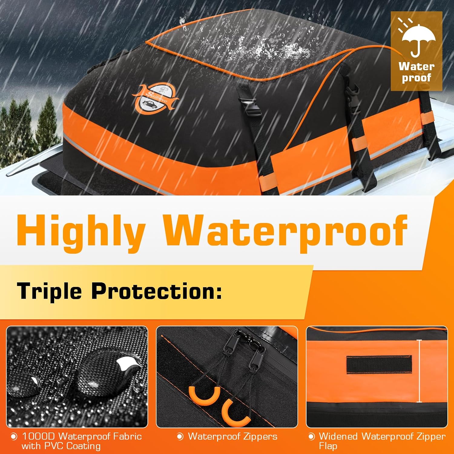 Sailnovo 598L Waterproof Roof Bag: image 2