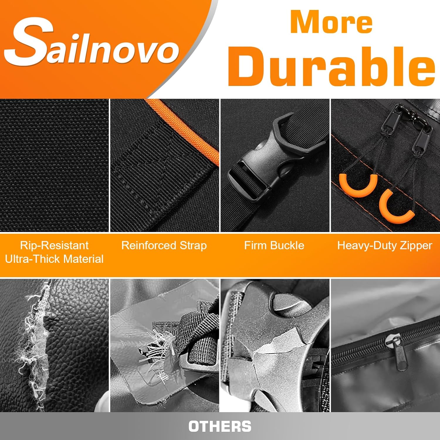 Sailnovo 598L Waterproof Roof Bag: image 4