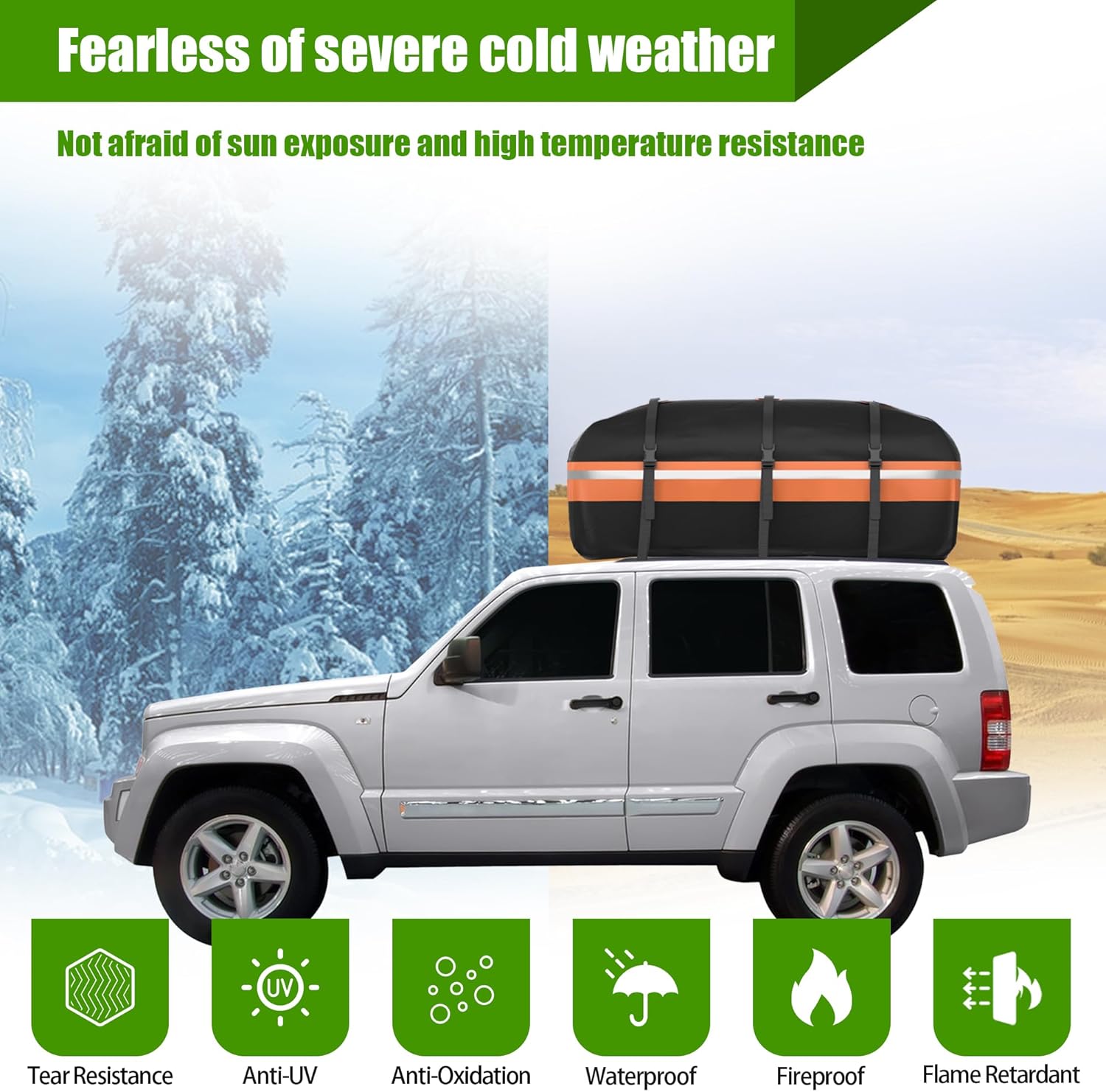Signstek 21 Cu Ft Waterproof Roof Cargo Carrier: image 7