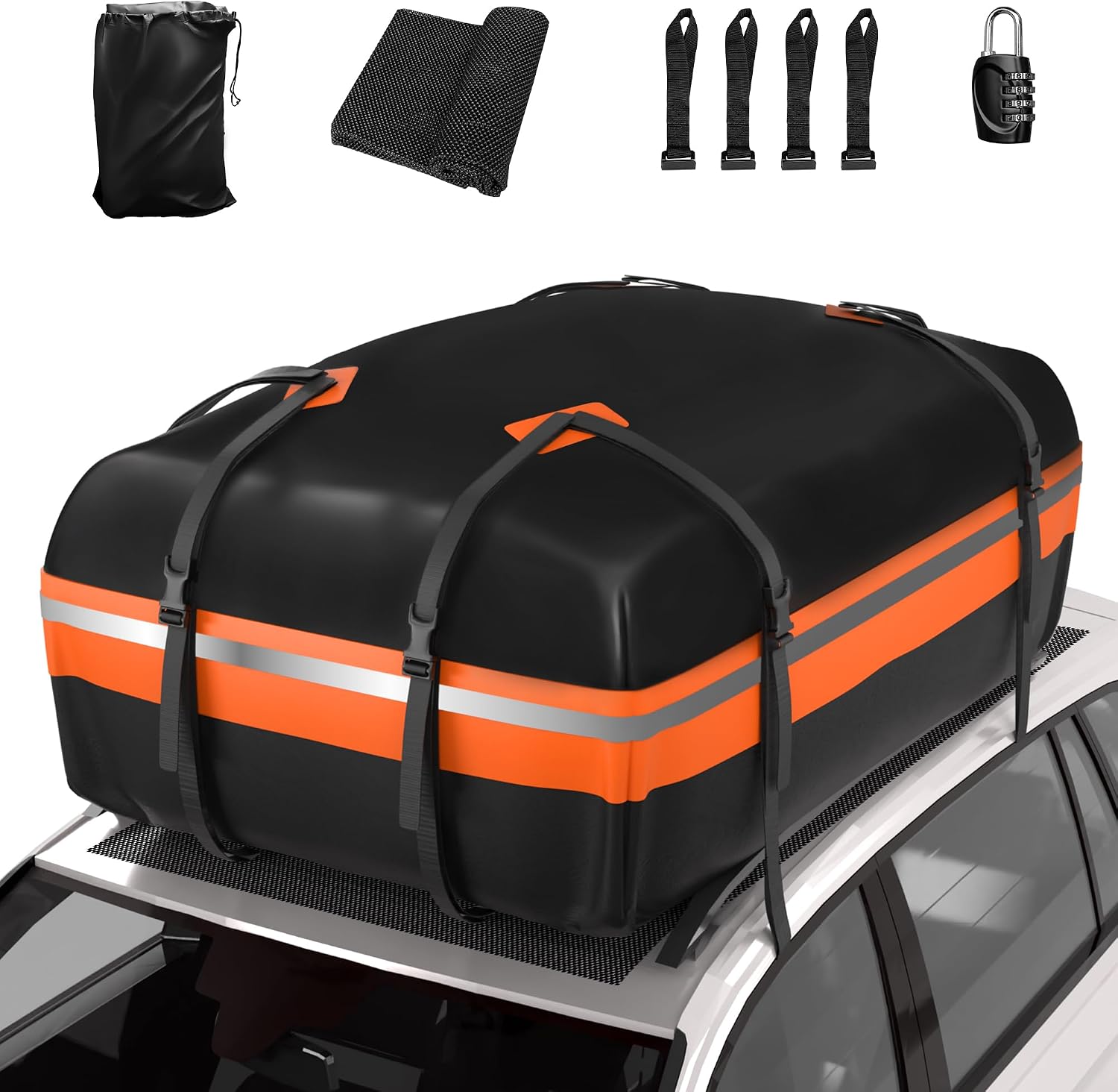Signstek 21 Cu Ft Waterproof Roof Cargo Carrier: image 9