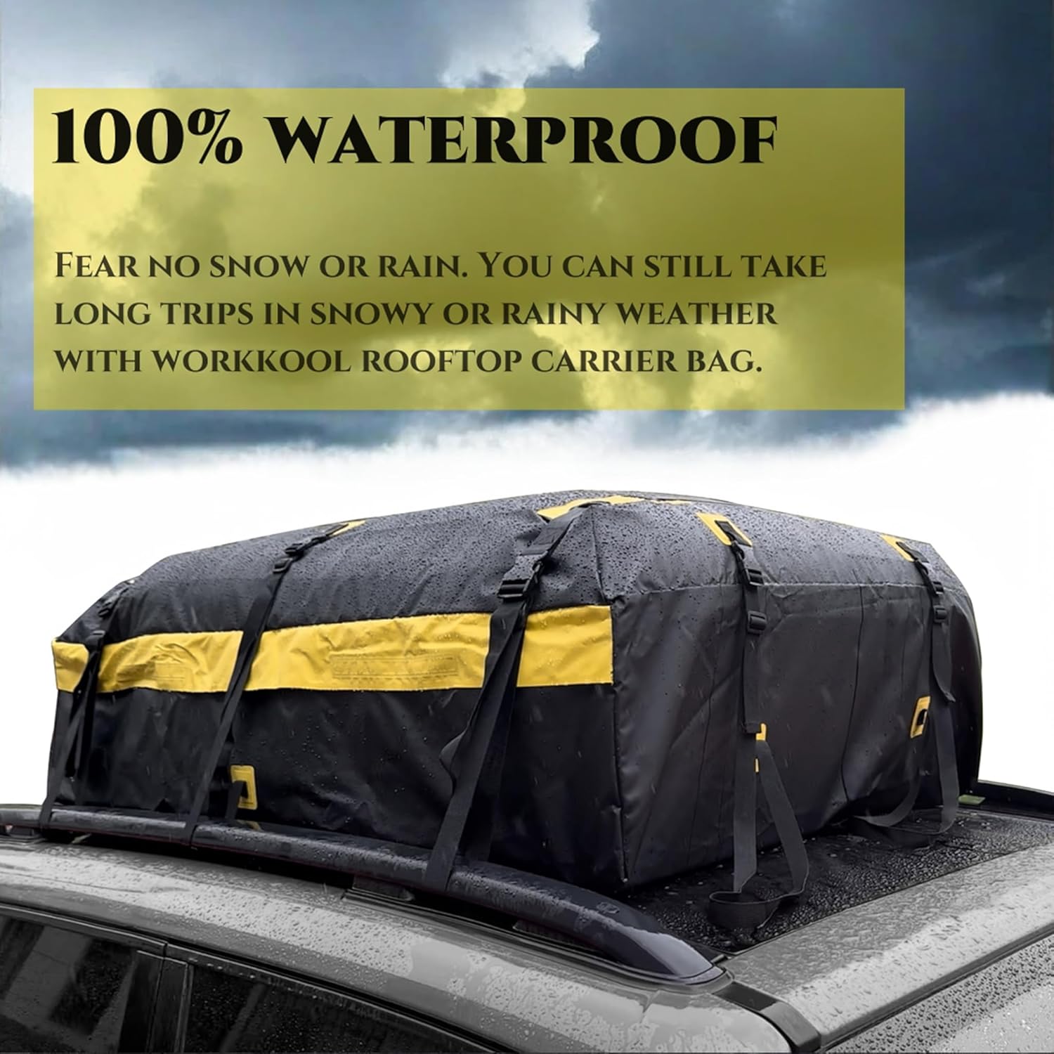 Workkool Soft-Shell Rooftop Cargo Carrier 19.4 Cu Ft: image 4