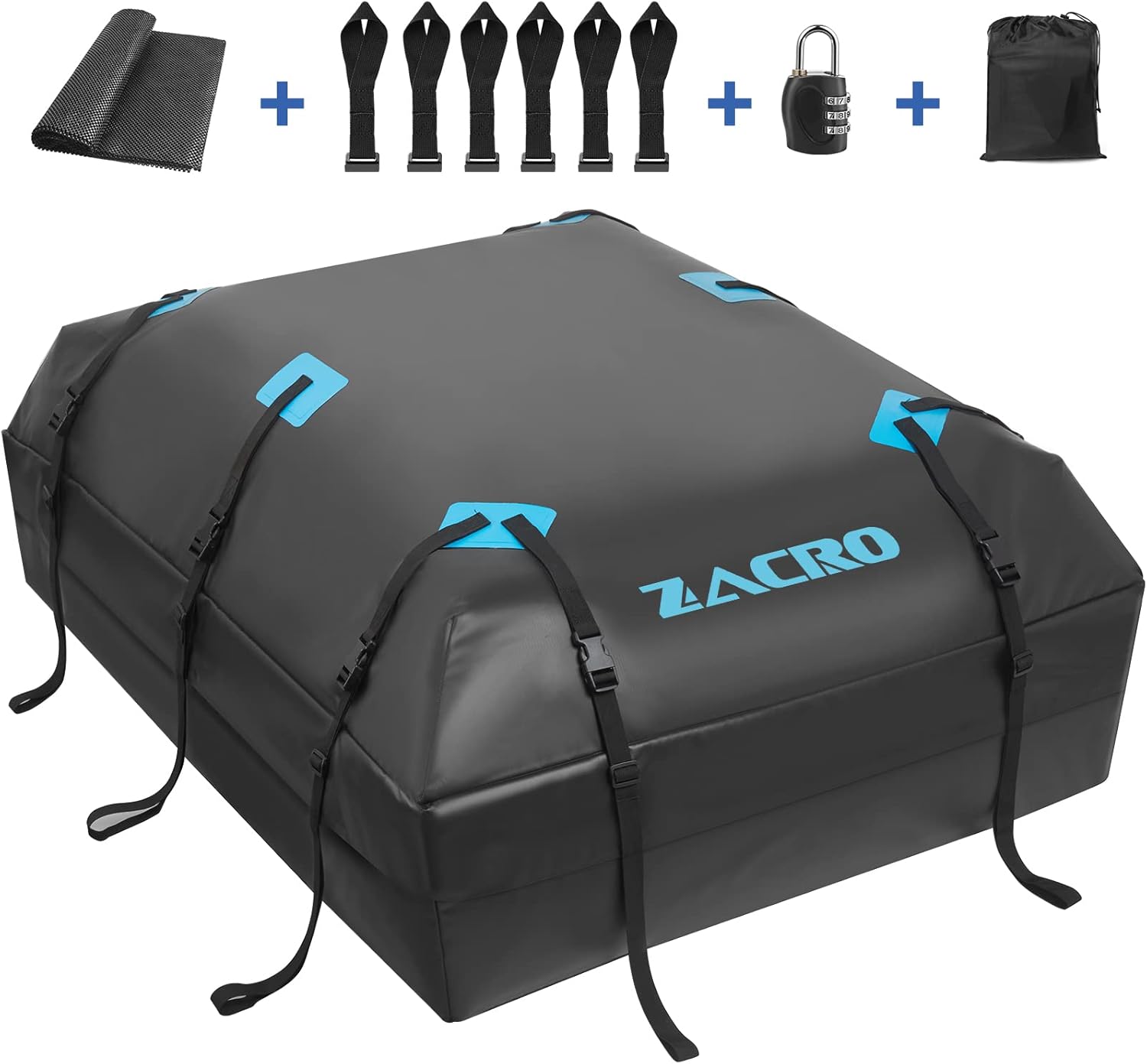 Zacro 15 Cu Ft Waterproof Roof Bag: image 9